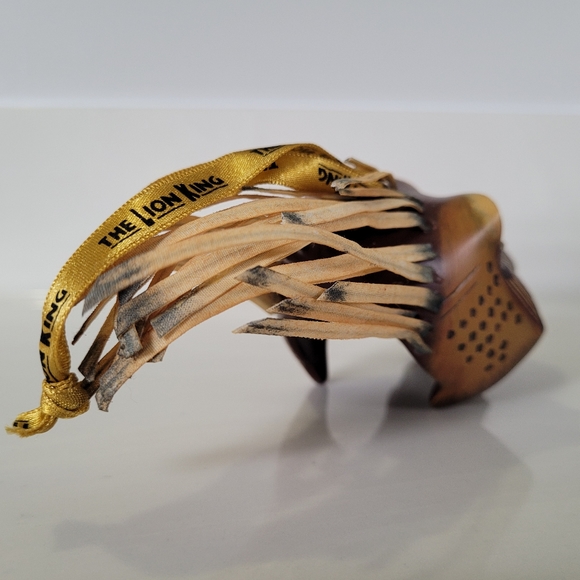 LION KING ON BROADWAY "Scar" SE collectible mask ornament DISNEY - Picture 7 of 16